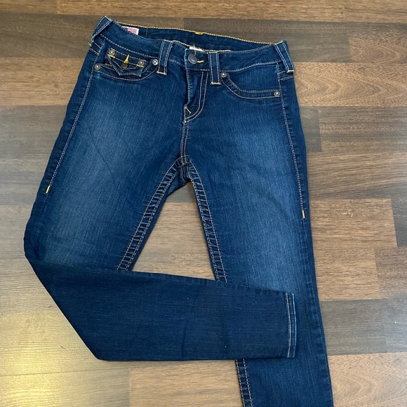 True Religión Skinny Dark Denim Jean Size 29 - Picture 5 of 14